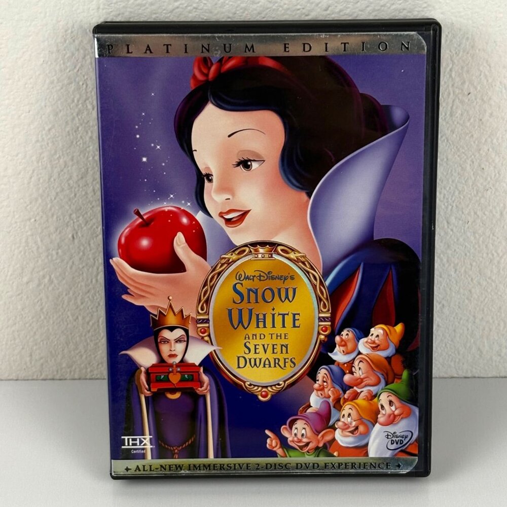 Walt Disneys Snow White &‎ The Seven Dwarfs Platinum Edition 2-Disc DVD Set VG